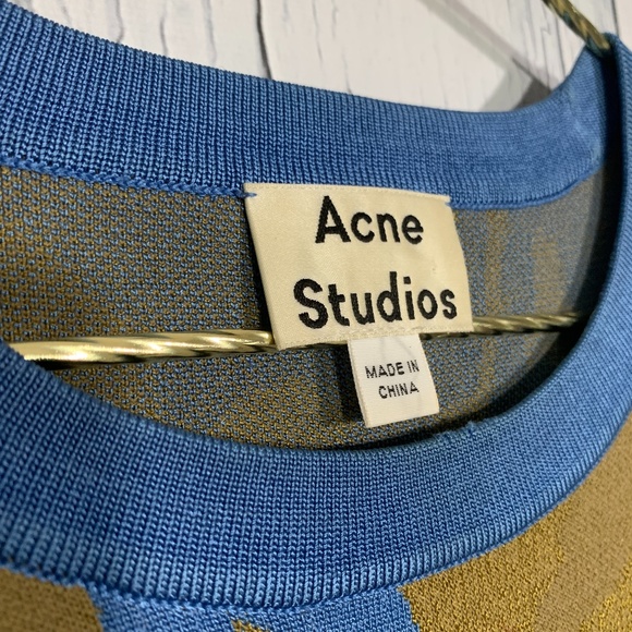 Acne Studios Unisex Primrose Camo Sweatshirt EUC - Picture 6 of 16